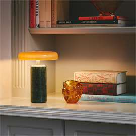 Trip Table Lamp Moss Amber